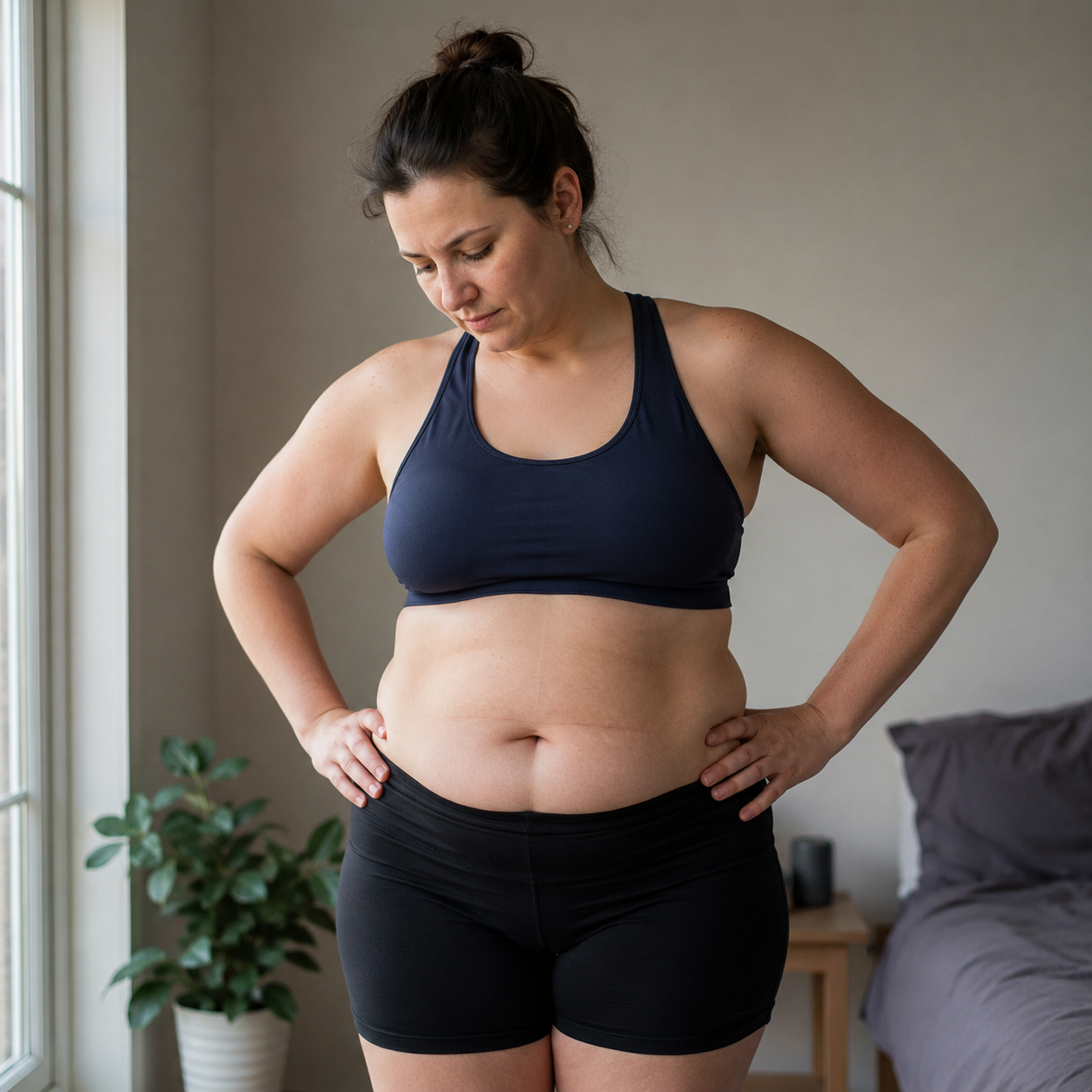 Mais acúmulo de gordura na região abdominal